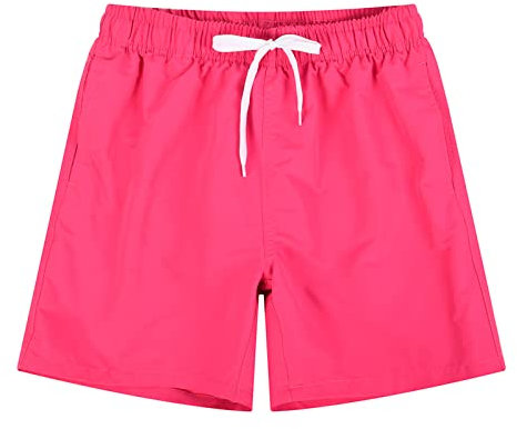 Short de bain en dentelle pour homme Vert fluo, Rose, XL