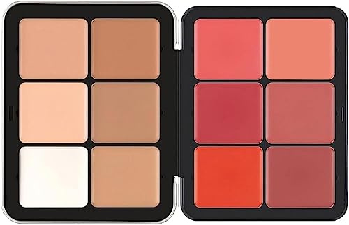 Carla Secret Concealer Palette Makeup, Cream Blush Palette, Long-Wearing Full Coverage Makeup für makellose Haut (#3)
