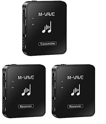 SPORTARC Wireless Blue tooth Earphone, 2.4G Wireless in-Ear Monitor System Earphone, Wireless Rechargeable Transmitter 2 Receivers Earphone