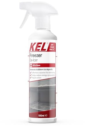 KEL - Freezer De-Icer Spray | Quick Thaw Defroster Defrosting Cleaner to Remove Ice Fast, Easy to Use Deep Freeze & Refrigerator- 500ml