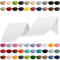 Gurtband 2m 5m 10m 50m, 50 Farben, Breite 10mm 15mm 20mm 25mm 30mm 40mm 50 mm Taschengurt Polypropylen Ideal für DIY-Projekte, Handarbeiten & Outdoor (501) Weiß, 25mm x 2m