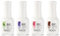 NLFOX Dipping Powder Liquid Set, 4x15ml Base Coat, Top Coat, Activator, Brush Saver for Dip Powder Nail Kit, No Need Cure, Essential Dip Liquid Set for DIY Nail Art Hankie-02
