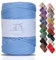 Makromecity Makramee Garn 3mm x 120m Babyblau Premium Polyester Makramee Schnur Polypropylene Yarn Basteln für Wandbehänge Umhängetasche Handtasche Runner Schnullerkette Platzteller