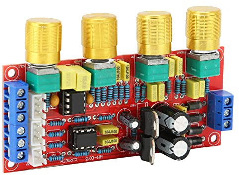 Placa de Preamplificador de Alta Fidelidad, Módulo Amplificador de Audio, Control de Tono y Volumen