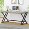 Mudmasa Schreibtisch Tisch Computertisch, 152 x 60 x 75.5 cm Bürotisch für Arbeitzimmer Industrie-Stil Stabil Computertisch Konferenztisch für Home Office Vintage Grau