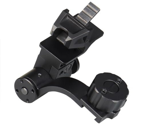 YSFHYAN NVG Arm Mount Helmhalterung Adapter,Taktischer Metall J Arm NVG Mount Helmhalterung Adapter,NVM-14 NVG Halterung,Stabile Verbindung,Passend füR PVS 14 Nachtsichtspiegel