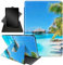 Case for All-New Fire HD 8 & 8 Plus Tablet (12th /10th Gen, 2022/2020),360 Degree Rotating Stand Smart Protective Cover Case,for Amazon Fire HD 8 inch Tablets (2022/2020),Beach and Coconut Trees