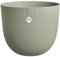 Elho Sereh Round 47 - Pot de Fleur - Interieur & Extérieur - Plastique 100% Recyclé - Ø 47.0 x H 40.1 cm - Vert/Vert Scandinave