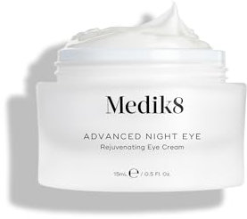 Medik8 Advanced Night Eye - Verjüngende Augencreme - Glättet feine Linien & hellt dunkle Augenringe auf - 15ml