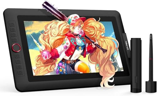 Artist 13.3 Pro - Tableta gráfica con lápiz Capacitivo (8192 Niveles), diseño con Pantalla de 13,3 Pulgadas + 8 Teclas de Acceso Directo, Compatible con Windows Mac