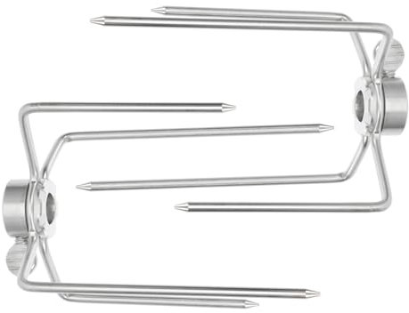 ibasenice 2pièces Fourchettes à Poulet Rôti Pour Barbecue Acier Inoxydable Accessoires De Cuisine Pour Four Lot De Fourchettes Rotatives Pour Aliments
