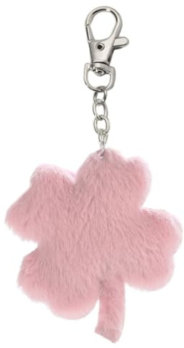 Schlüsselanhänger mit vierblättrigem Kleeblatt, Plüsch-Anhänger, Plüsch, Cartoon, Schlüsselanhänger, Tasche, Ornament, Rucksack