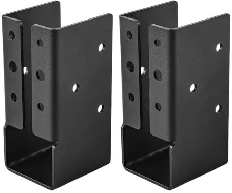 44x94 mm Balkenschuhe Für Holzbalken | Versteckte Verbinder Für Terrassengeländer | Robuste 2er-Set Balkenträger Für Pergola Geländer Treppe