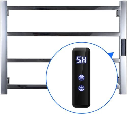 Heated Towel Rail tainle teel Electric Towel Heater Radiator Wall Mount 600X450X120mm,68W