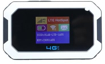 Spectrum Smart 4G LTE-Advanced mobiler WLAN-Hotspot Router mit VPN, vorinstallierte SIM-Karte, tragbares Modem für USA und Europa, ideal für Reisen