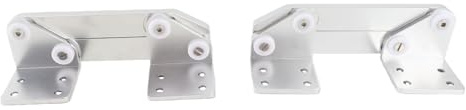 Zerodis Boat Seat Hinge, Aluminum Alloy, Marine Grade Hinges, 316 Stainless Steel, Space-Saving Design for Yachts and Pontoons
