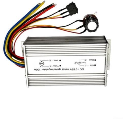 100A DC Motor H-Brücke Industrieller Regler Für PWM Geschwindigkeitssteuerung 10–55V Vorwärts/Rückwärts Potentiometer 0–100% Regelung