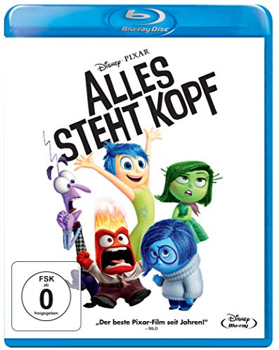 Alles steht Kopf,1 Blu-ray: Ausgezeichnet mit Golden Globe und Oscar 2016 für den Besten Animationsfilm. Empfohlen von der Filmbewertungsstelle Wiesbaden (FBW): Prädikat besonders wertvoll.USA