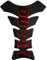 Tankpad Motorad Draht Muster Tankschutz KOMPATIBEL ' DUCATI CARBON 'Polymer 3D 20 cm x 14 cm