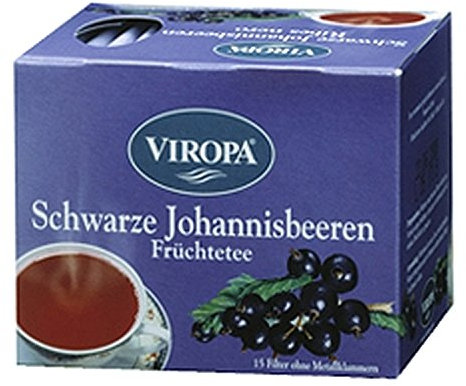Infuso alla Frutta Ribes Nero 15 bustine di tè - Viropa