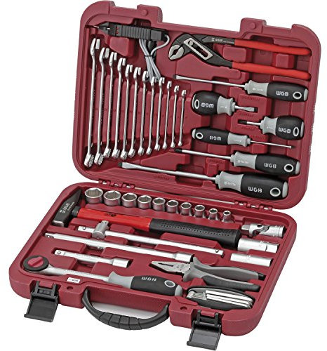 WESTFÄLISCHE GESENKSCHMIEDE PKW Universalwerkzeugkoffer 47-teilig in Kunststoffkoffer, 1 Stück, 9291663