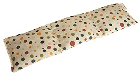 TERMOSAK Bouillotte sèche, 45x14 coussin chauffant eco chaud/froid, avec de graines de soja vert haute durabilité et lavande, sac thermique pour micro-ondes/congélateur. (009, 45x14)