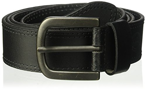 Dickies Herren Lässiger Ledergürtel Gürtel, schwarz, Taille : 46