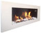 Kaminbau Mierzwa Ethanol Gel & Bio-éthanol Cheminée murale Bordeaux + Accessoires (Blanc)