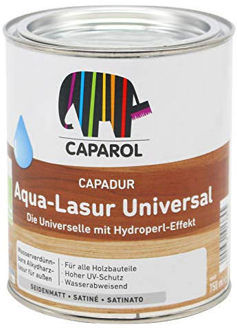Caparol Capadur Aqua Lasur Universal Acryllasur Holzlasur Universallasur (0,75L, eiche)