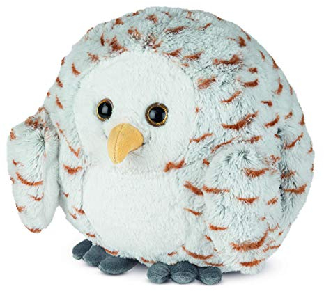 COZY NOXXIEZ Kuschelige Plüsch Kinder Handwärmer - Kuscheltier, Stofftier, Kopfkissen als Flauschiges Wärmekissen Plüschtier für Bett, Auto und Zuhause (Eule)