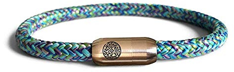 Wanderlet Damen Herren Armband - Segeltau Handgefertigt Surferarmband - 6 mm