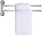 bowarepro Handtuchhalter Zweiarmig handtuchstange Bad Edelstahl Wandmontage Handtuchhalter Zweiarmig für Badezimmer Küche (30cm)
