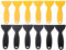 Plastic Scraper Putty Knife Wall Filler Tool Flexible Paint Scraper Polyfilla Kit for Spackling, Patching, Decal, Wallpaper, Baking, Wall and Car Putty 12pcs