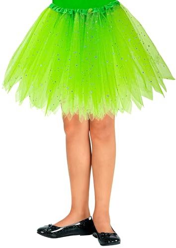 W WIDMANN MILANO Party Fashion Glitzer Tütü Petticoat für Kinder | 30cm
