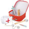WOOMAX - Maletín médico juguete madera, 19x7x14,5 cm, Botiquín y accesorios médicos, juguetes de profesiones, + 3 años (49301)