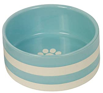 Nobby Keramik Napf Strio, Mint/Creme, Ø 15,0 x 6,0 cm, 0,60 l, 1 Stück