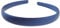 Serre-tête Alice en satin pour fille 2 cm (1,5 cm, bleu marine)