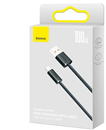 Baseus Typ-C Dynamic Series Kabel, 100 W, 1 m, Grau (CALD000616)