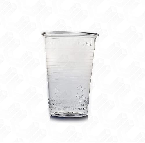Commerline 3000 Stück Plastikbecher 0,2L Trinkbecher, Plastik Transparent Becher, Partybecher, Kunststoffbecher, Wasserbecher Ausschankbecher