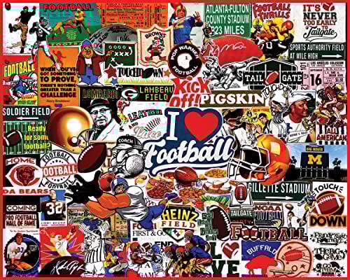 White Mountain - I Love Football 1000 Teile Puzzle Fußball Puzzle NFL