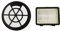 Set de filtres pour aspirateur pour Bosch série 2 BGC05A220A, BGC05AAA1, BGC05AAA2