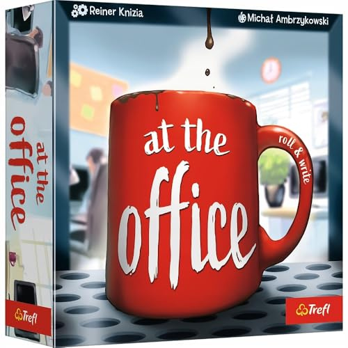 Trefl - At the Office - Family Strategiespiel, Planung, Teammanagement, Erhalten Sie den Titel des Jahres, Spiel Erwachsene und Kinder ab 8 Jahren