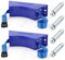 ISTOVO 2PCS Support de RéServoir de Propane Cylindre Support Mural Support de Bouteille de Gaz Cylindre de Gaz ABS avec Vis Bleu