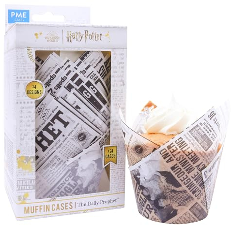 PME Harry Potter Muffin-Förmchen, 24er-set, Daily Prophet