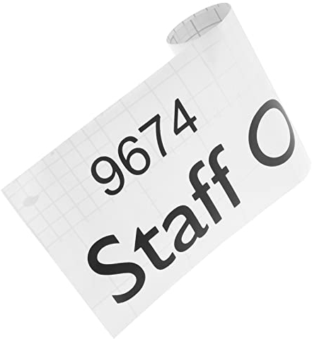 jojofuny Sticker Nur Für Mitarbeiter Büroschild Türschild Einkaufszentrum Nur Das Personal Unterschreibt Türaufkleber Bürotürschild Das Büro Entfernbar Pvc Die Tür Einbauen