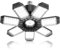HAPYLUMI 200W LED Garagenleuchte Werkstattlampe, 20000LM 6500K LED Werkstatt Deckenleuchte mit 7+1 Verstellbarem Panel E26/E27 Garagenlampe Garagenbeleuchtung für Keller Werkstatt Lagerraum