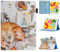 Byceke Hülle für iPad 9. Generation 2021/ iPad 8. Generation 2020/ iPad 7. Generation 2019 Hülle, iPad 10.2 Pu Leder Hülle mit Bleistifthalter, Auto Schlafen/Wachen Hülle Case, Faule Katze