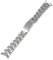 19mm 20mm Edelstahl Oyster Band passend for Seiko Sxns80 Snxs79 Seiko 5 Snxs79k Snxs77k Snxs73 passend for Casio Uhrenarmband Armband Gürtel (Color : Brushed, Size : 20mm)