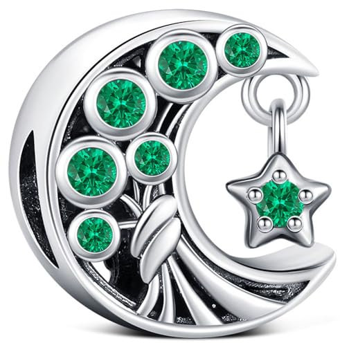 KEQ Charm para pulseras Plata de Ley 925 con Circonita Cúbica para mujeres collares regalo Abalorios con circonita cúbica, día de la madre, Abalorios de regalo para mujeres (Tree of life)