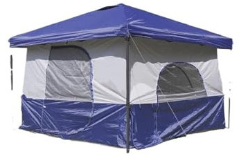 Tente de pêche sur Glace Cube de Camping, convertit l'auvent à Pieds Droits de 10' x 10' en Tente intérieure Pop-up Tente de Vacances